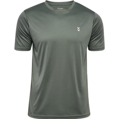 Hummel Pulse Training T-Shirt Heren - Castor Gray | Maat: L