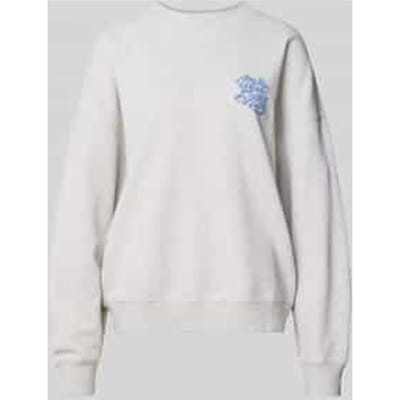 relaxed fit sweatshirt met logoprint