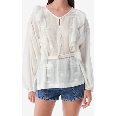 IRO Paris Arlize Top White Größe: 38 | Blusen Outlet | Damen | Weiß