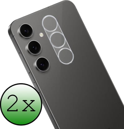 Camera Lens Protector - 2 Stuks Geschikt voor Samsung Galaxy S24 FE - Camera Screenprotector Beschermglas - Gehard Glas - Tempered Glass - Screen Protector