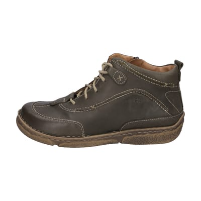 Josef Seibel - NEELE 52 - Hoge sneakersVeterlaarzenDames veterschoenenDames sneakersHalf-hoge schoenen - Kleur: Groen - Maat: 38