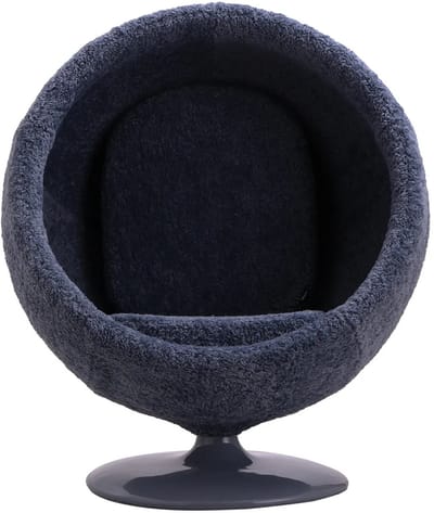OHNO - Bolton Lounge Stoel - Blauw - Zachte zitting - Egg Look a Like