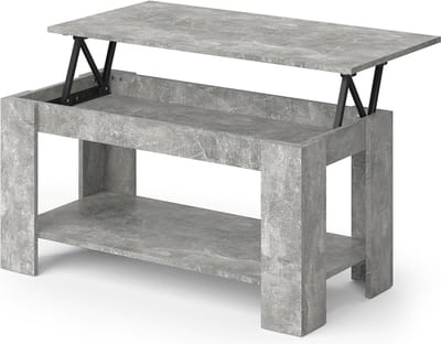 Vicco Lorenz Salontafel – 100 x 50 cm met liftfunctie Beton