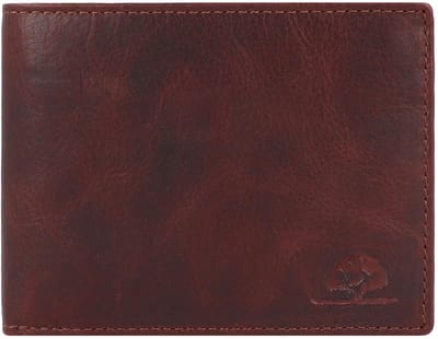 Greenburry Rugged Portemonnee RFID-bescherming Leer 12.5 cm - Jongens - Horizontaal - brown