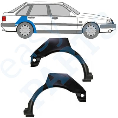 Reparatiepaneel achterspatbord voor Volvo 440 460 1988-1997 / Links + Rechts