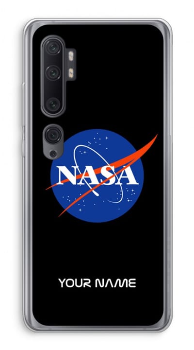 Gepersonaliseerd - Case Company® - Hoesje geschikt voor Xiaomi Mi Note 10 Pro hoesje - NASA - Soft Cover Telefoonhoesje - Bescherming aan alle Kanten en Schermrand
