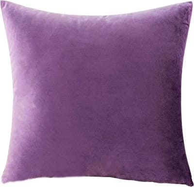 Kussenhoes Velvet Lichtpaars XL- fluweelachtig - sierkussenhoes - 60x60 - zacht kussen - exclusief vulling