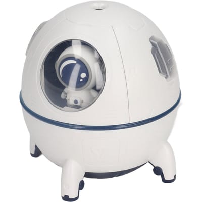 Humidificateur Capsule Spatiale USB Grand Volume de Brume Mignon Humidificateur pour Bébé avec Diffuseur Veilleuse pour blanc