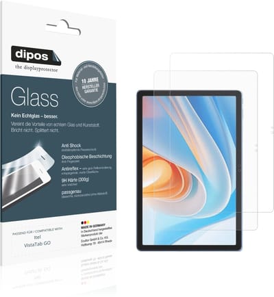 dipos – 2x Matte Pantserfolie geschikt voor Itel VistaTab GO | 9H Screenprotector