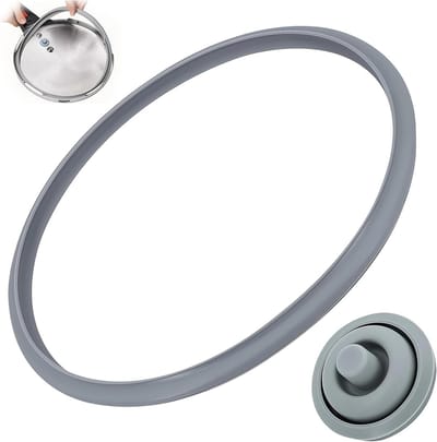 Afdichtingsringen voor Hogedrukpannen - Vervangonderdelen van Voedselveilig Siliconen voor Koken, Kookaccessoires en Kooksignalen (Passend voor 3L, 4.5L, 6.5L, 8.5L)