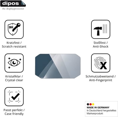 dipos – 2x Pantserfolie geschikt voor VOGE R125S | 9H Screenprotector