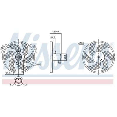 Ventilator NISSENS 850084