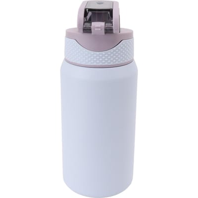 500ML Thermobeker met Springdeksel Roestvrij Staal Vacuüm Isolatie Mok voor Thuis Buiten L white