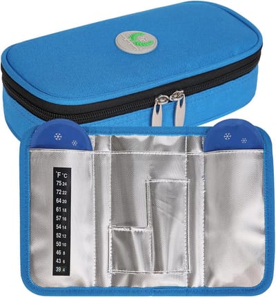 Draagbare Insuline Cooler Reis Organizer voor Diabetische Medicatie met Gel Ice Packs
