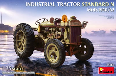 MiniArt Modelbouwpakket Landbouwvoertuigen - 35466 Fordson N Industrial Tractor Standard N Mod. 1940/42 - Britse Tractor Plastic - 1:35 - Modelbouw