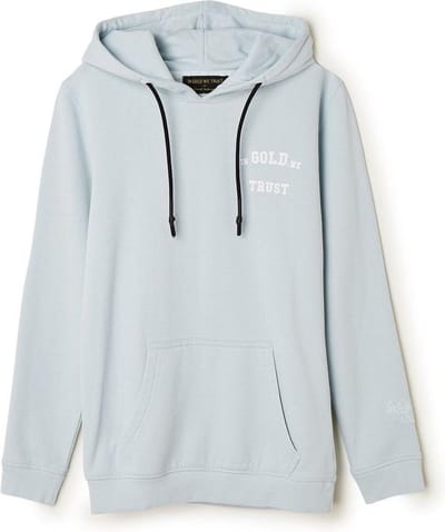 In Gold We Trust Hoodie Kids - Baby Blue - Maat 116-122