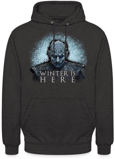 Game Of Thrones Night King Winter Is Here Hoodie Unisex
