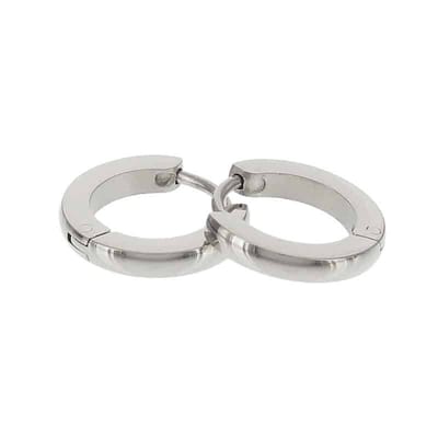 Kalli edelstalen Oorbel 1829 Zilver 12mm