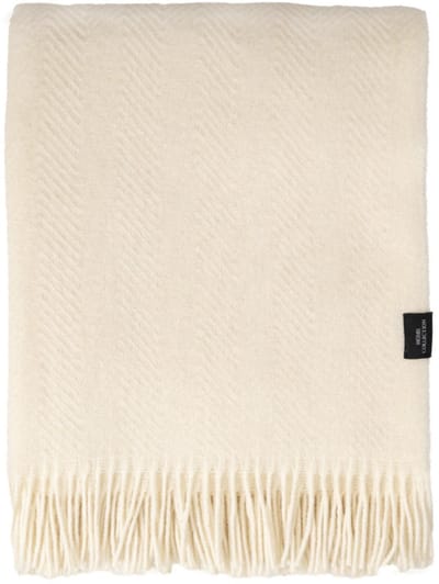WOOOL Plaid - Manhattan (Creme) - 140x200cm - 100% Wol