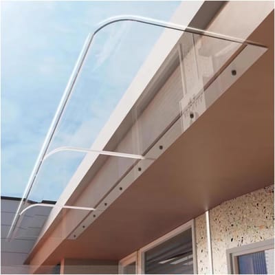 Onzichtbare Deurluifel - Regenkap Buiten - Bescherming tegen Weer - Transparant Polycarbonaat - 40x150cm - Transparant