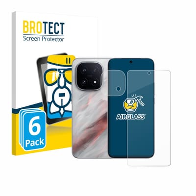 Screenprotector 6 Stuks voor Vivo iQOO 15 (Voor+Camera) Beschermglas transparant
