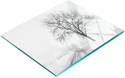 Multifunctionele decoratieve snijplank voor de keuken: geharde winterboom, 60x52 cm