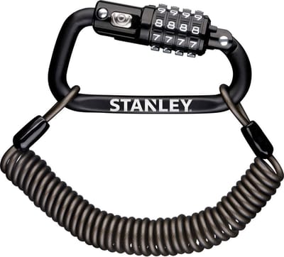 STANLEY S744-030 Kabelslot Zwart Cijferslot