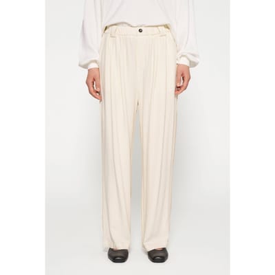 10DAYS Wide Pants Light Natural Maat: XS | Straight Broeken Outlet | Dames | Beige