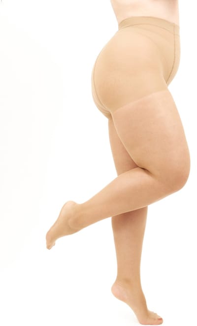 GIULIA Panty - Mollie 20 - Grote Maten - Plus Size - Maatje Meer - Zijde Glans - Korte Benen - 20 Den - 3XL - Daino (Beige)
