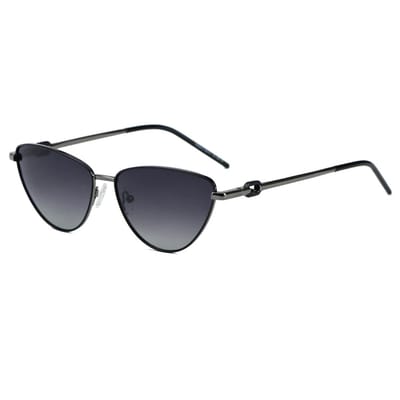 BUGOLINI Aurore – Gepolariseerde Cat Eye Zonnebril - Met UV400-bescherming – Donker Grijs Frame