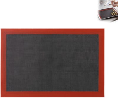 JHUBERS- Bakmat Geperforeerd Design - Hittebestendig Silicone - Antiaanbaklaag - Duurzaam Gebruik - Ideaal voor Brood/Pizza/Gebak - Eenvoudige Reiniging - Bakplaat