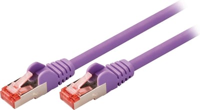 CAT6 S/FTP Netwerkkabel RJ45 (8/8) Male - RJ45 (8/8) Male 0.25 m Paars