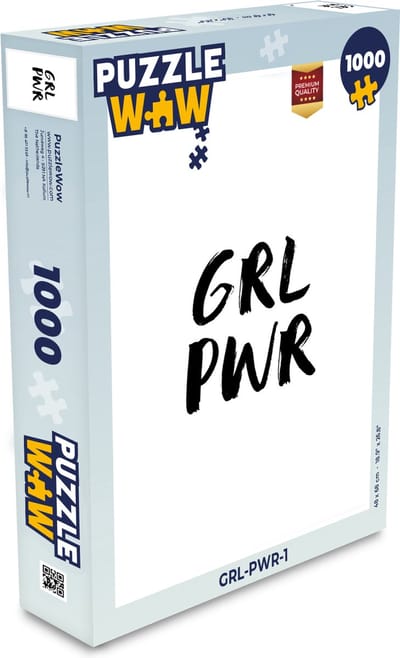 Puzzel Spreuken - Grl pwr - Meisjes - Quotes - Kinderen - Legpuzzel - Puzzel 1000 stukjes volwassenen