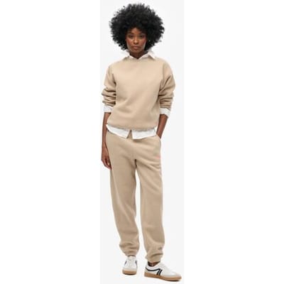Superdry Essential Logo Joggingbroek met Boorden Grijs Grootte: 42