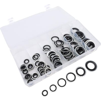85 STKS AC     Rondellen Kit 6 Maten AC Systeem   Pakking   Assortiment Set ID 8mm-17.5mm