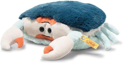 Pluche Krab Knuffeldier 22 cm - Zacht en Kleurrijk Pluche Dier voor Jongens en Meisjes