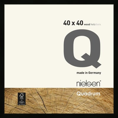 Nielsen Quadrum Houten Wissellijst Black 40x40cm