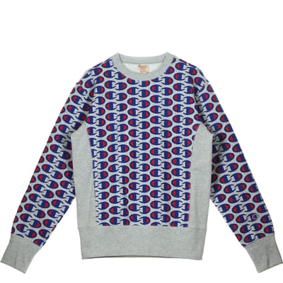 Herensweater met ronde hals