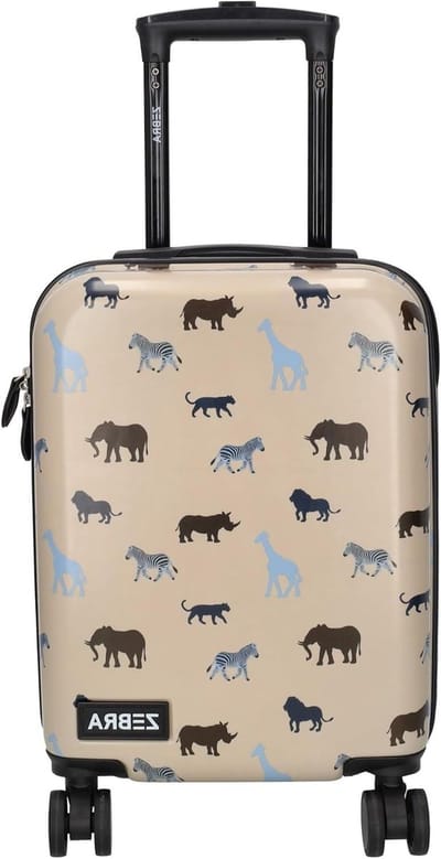Kinder Koffer - Reis Trolley - Vakantie Voorbereiden - Praktische Indeling - 32x22x47 cm - Bruin
