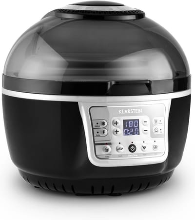 Hot Air Fryer - Oilless Fryer en Bakoven, 1400 W, 9 L, Multifunctioneel Koken, Halogeen Verwarming, Stijlvol Ontwerp
