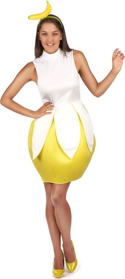 Vegaoo - Bananen kostuum voor vrouwen