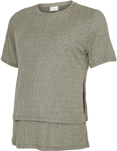 MAMALICIOUS - MLANLI JUNE SS LOOSE JRS TOP 2F - Dames - Blouses
