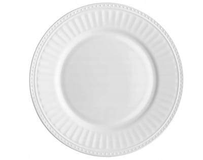 Florina Roma Plat Dinerbord Wit 25 cm - Elegant & Duurzaam