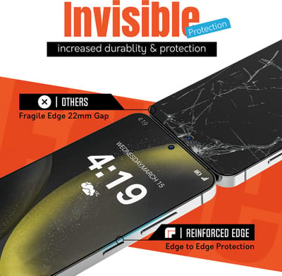 My Case ScreenProtector geschikt voor Samsung Galaxy S24 Plus - Ultra Sterk , Krasbestendig Premium Glasfolie - 2-Pack