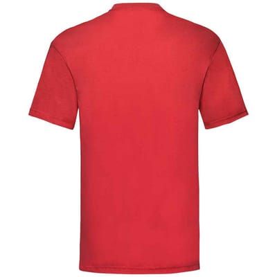 Fruit of the Loom Heren Valueweight T-Shirt (Rood)