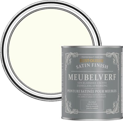 Rust-Oleum Gebroken wit Meubelverf Zijdeglans - Antiek Wit 750ml
