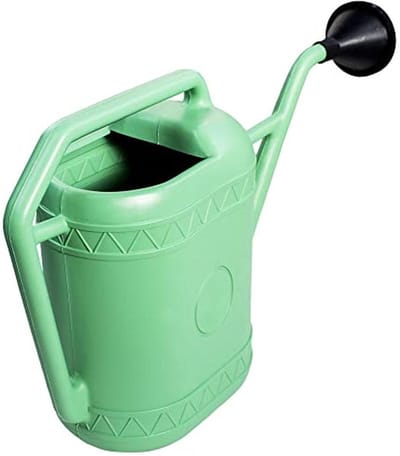 Gieter kunststof 9 liter - groen, praktisch en licht