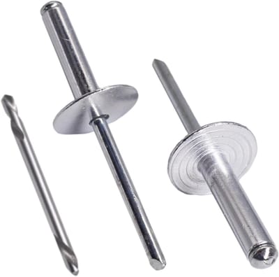 Blindklinknagels - Bevestigingsmateriaal - Metaal Verbinden - Grote Flens - 48 x 20 mm - Aluminium
