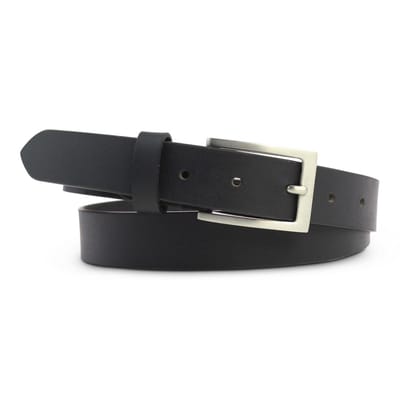 Safekeepers Broekriem - Glad 3 cm - 105 taille -  Leer zwart
