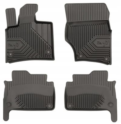 FROGUM No.77 Rubberen vloermatten set – Audi Q7 I (2005-2015) – 4-delig, TPE, maatwerk, hoge randen, anti-slip